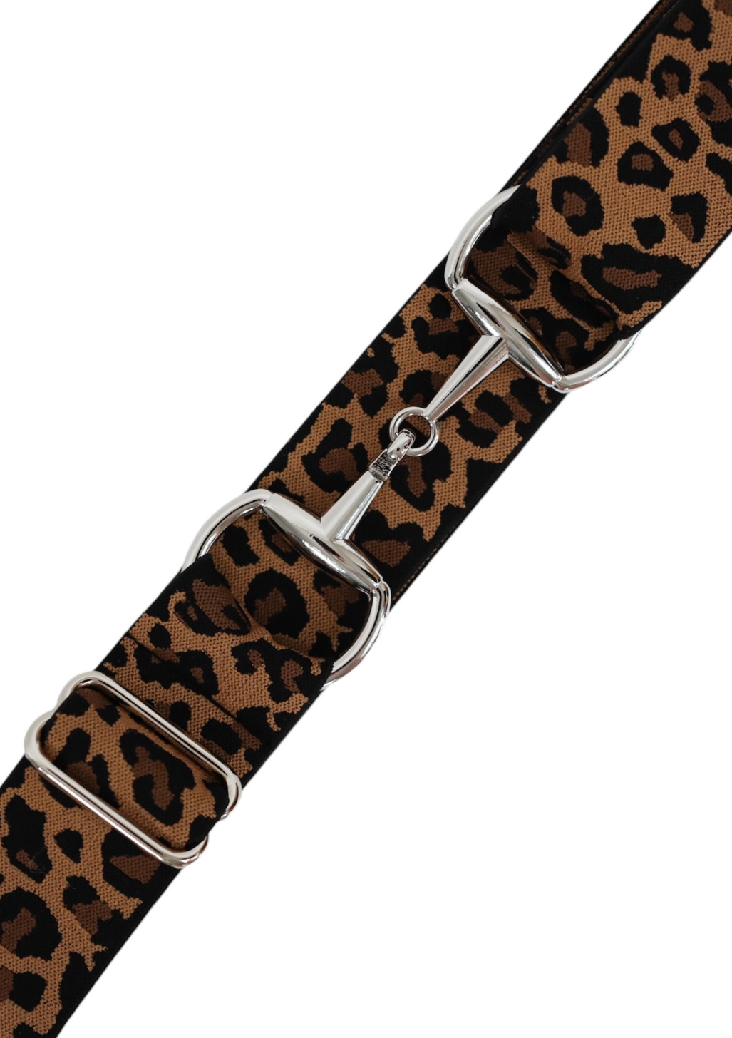 The Audrey Snaffle Bit Belt | Leopard