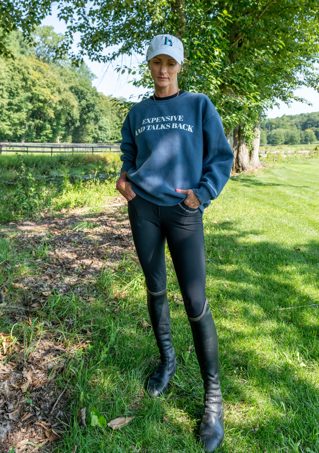 Expensive and Talks Back Sweatshirt | Neptune Blue