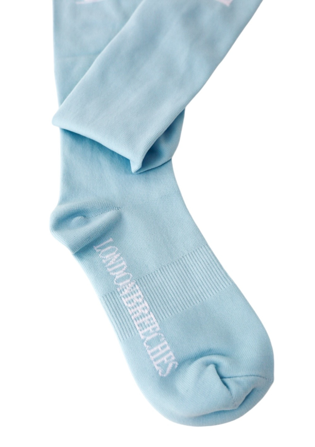 LB Logo Riding Socks | Baby Blue