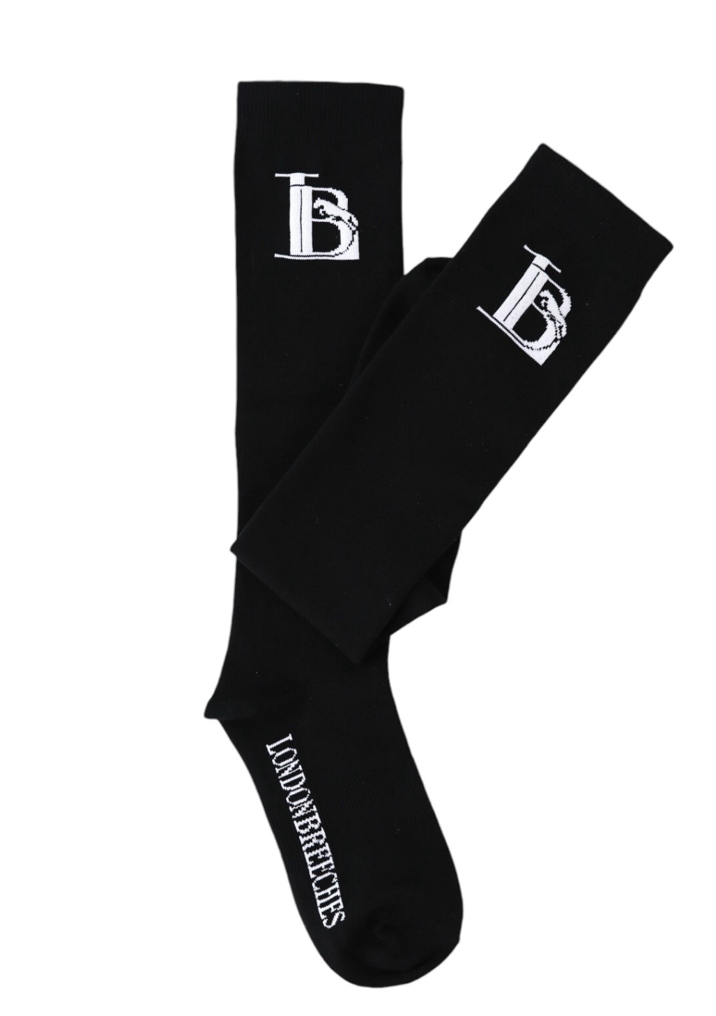 LB Logo Riding Socks | Black